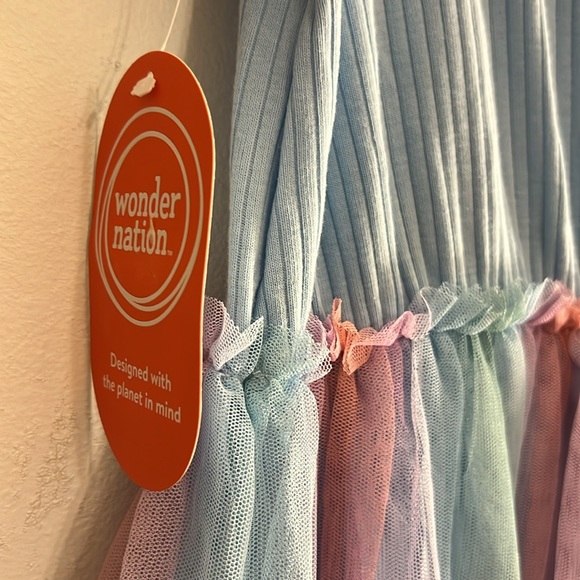 NEW Wonder Nation Girls Short Sleeve Tutu Dress, Size 14 - Picture 5 of 7